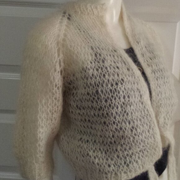 Nathan Baume Wool and Boucle Silk Leather Gloves Kangol Hat and Mink Brooch Lot - Picture 16 of 16